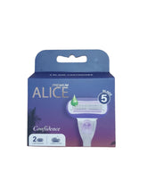 ALICE PREMIUM 5 BLADE 2 CARTRIDGES AS25P